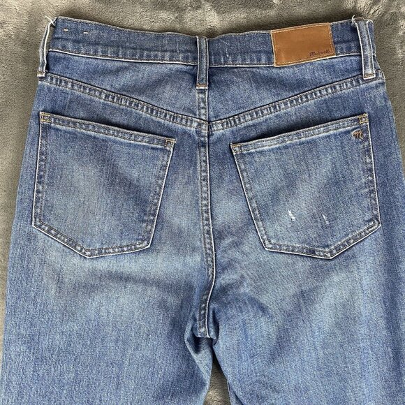 Madewell Jeans Womens 26 Blue The Perfect Vintage Straight Hi Rise Cropped - Picture 4 of 11